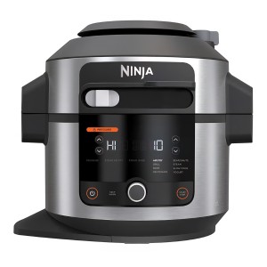 Ninja Foodi SmartLid OL550EU Multifunkciós főző, 11 program, 6L, Kukoricafőző, Légkeveréses fritőz, Lassú főző, Grill, Sütés, Kombinált gőzölés funkció, 1460W, Rozsdamentes acél, szállítási idő 7-8 nap