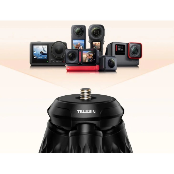 Állvány, TELESIN, iPhone 15, 14, 13, 12 telefonhoz, rugalmas, mágneses rögzítés