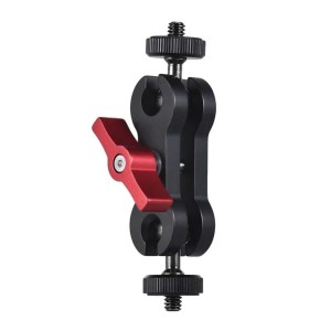 Dupla csuklós kar, Andoer D5512, 1/4 markolat, monitor kompatibilis, LED lámpa