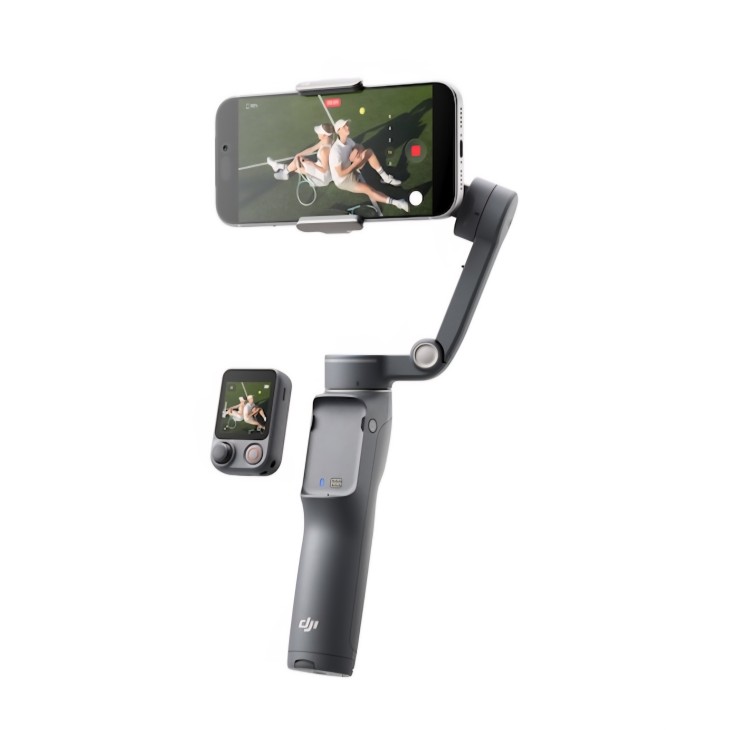 DJI Osmo Mobile 8P Creator Combo okostelefon gimbal, 3 tengelyes stabilizáció, ActiveTrack, teleszkópos hosszabbító, állvány tartozék, Creator Combo tartozékok