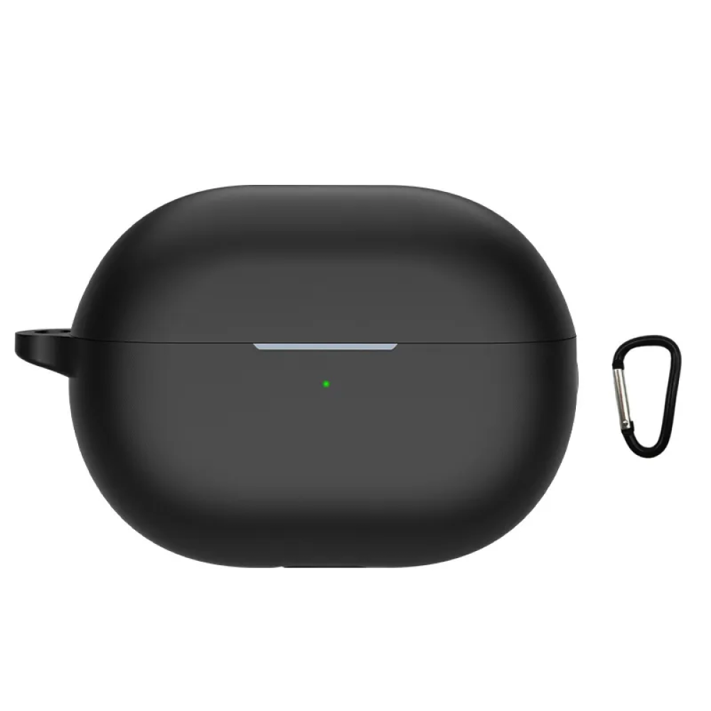 Védőtok vezeték nélküli fejhallgatóhoz, THD, kompatibilis Huawei FreeBuds Pro 4, horog, fekete