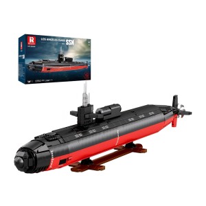 Reobrix 33049 Építőkészlet – Los Angeles-i osztályú atomtengeralattjáró, 2988 darabos, 65 cm, LED, 14+