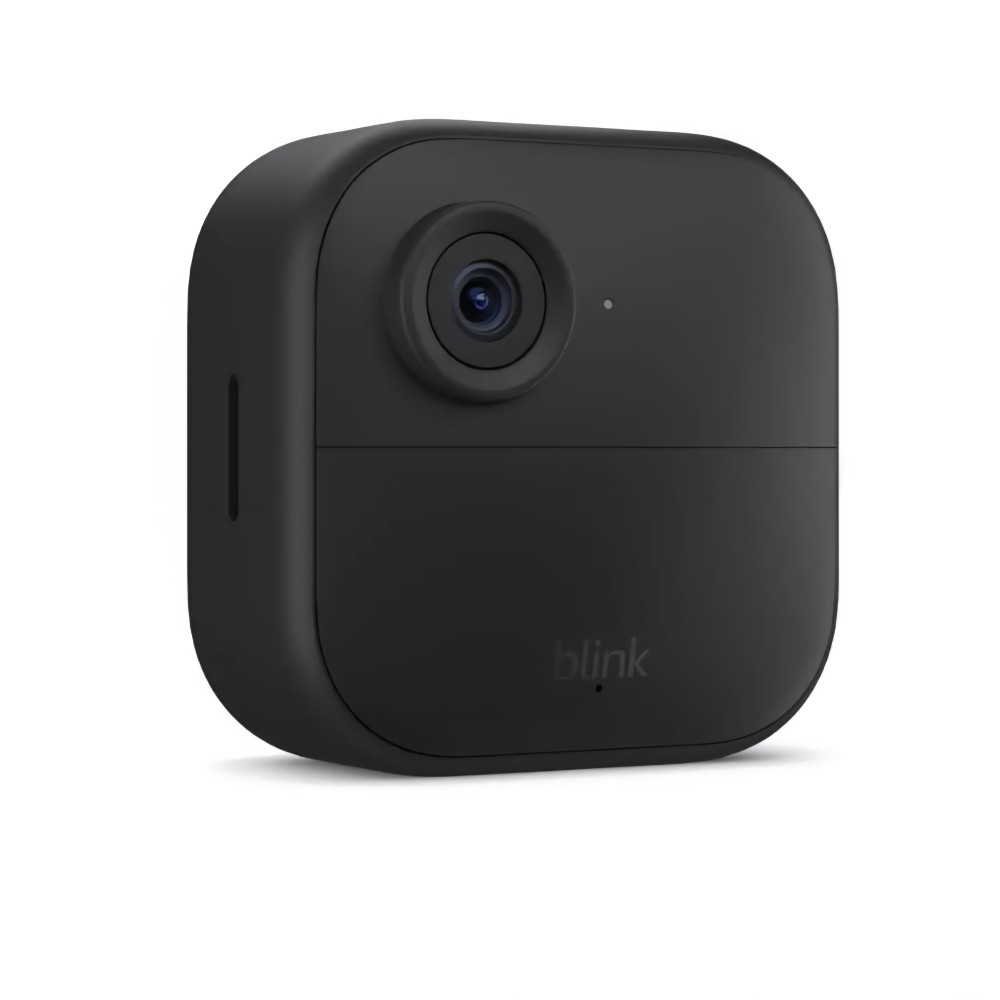 Blink Outdoor 4 vezeték nélküli megfigyelőkamera, 1080p HD felbontás, infravörös éjjellátó, kétirányú kommunikáció, akár 2 év akkumulátor-üzemidő, időjárásálló