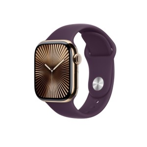 Szilikon szíj, THD, kompatibilis Apple Watch 42 mm-es sorozat 10, Apple Watch SE 40 mm, S/M, bordó szilva