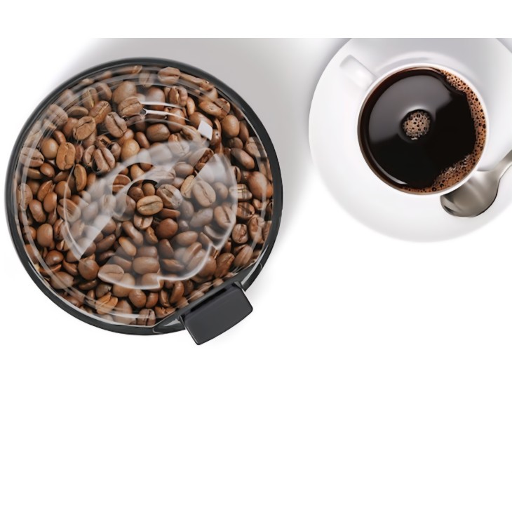 Bosch TSM6A011W kávédaráló, 180 W, 75 g, rozsdamentes acél penge, fehér