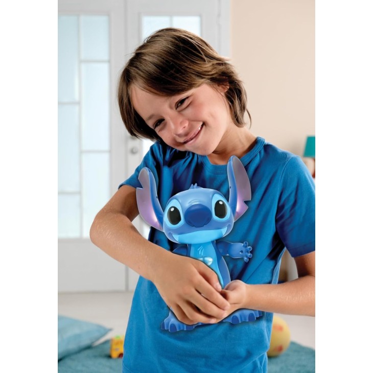 Interaktív játék, Lexibook Disney Stitch STITCHi 3, angol és német nyelven, gesztusvezérléssel és távirányítóval, programozható, érintésre reagál, 2 sebességfokozat, kék színű