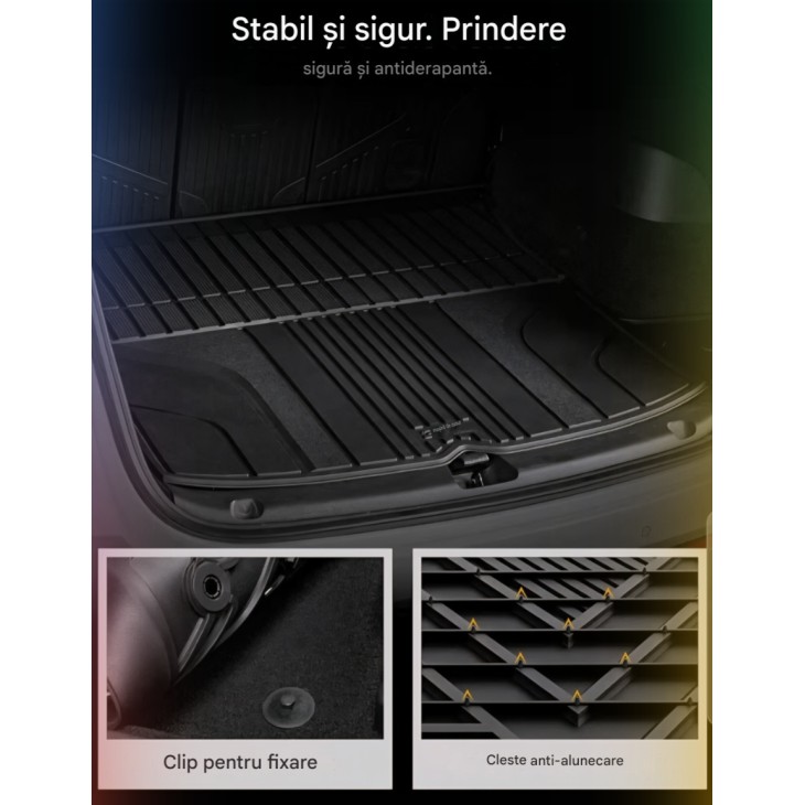 4 darabos prémium belső szőnyegkészlet, 3W Auto Life, Tesla Model Y 2025-2026 Juniper Premium/Performance, minden időjárási viszonynak ellenálló Thorex, fokozott kopásállóság.