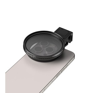 Változtatható semleges sűrűségű szűrő, Apexel, 67 mm, N2-ND32, kompatibilis iPhone 15 Pro Max, iPhone 15 Pro, iPhone 15,14, Samsung S24, S23