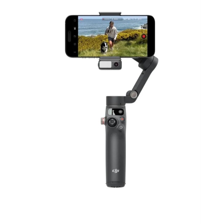DJI Osmo Mobile 7P képstabilizátor, Bluetooth, 3 tengelyes, kihúzható, fekete