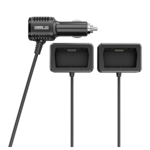 Kettős autós töltő, STARTRC, kompatibilis DJI Mini 4 Pro/DJI Mini 3 Pro, gyorstöltés