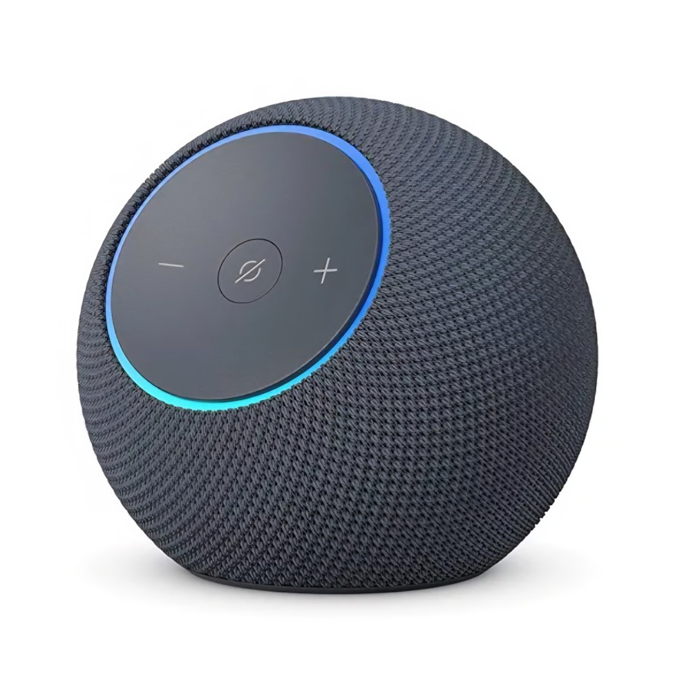 Okoshangszóró, Amazon Echo Dot Max 2026, Alexa asszisztens, integrált okosotthon-központ, erőteljes hangzás, grafit