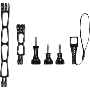 Hosszabbító kar készlet, Surewo, panorámafelvételhez Insta360 X4, GoPro Hero 13, DJI Osmo Action 5 Pro, DJI Osmo Action 4, alumínium