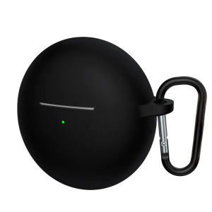 Védőtok Huawei FreeBuds 7i vezeték nélküli sztereó fejhallgatóhoz, fekete színben, akasztóval