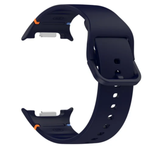 20 mm-es szilikonszíj, THD, Samsung Galaxy Watch 8 és Samsung Galaxy Watch 8 classic okosórákkal kompatibilis, M/L méret, tintakék