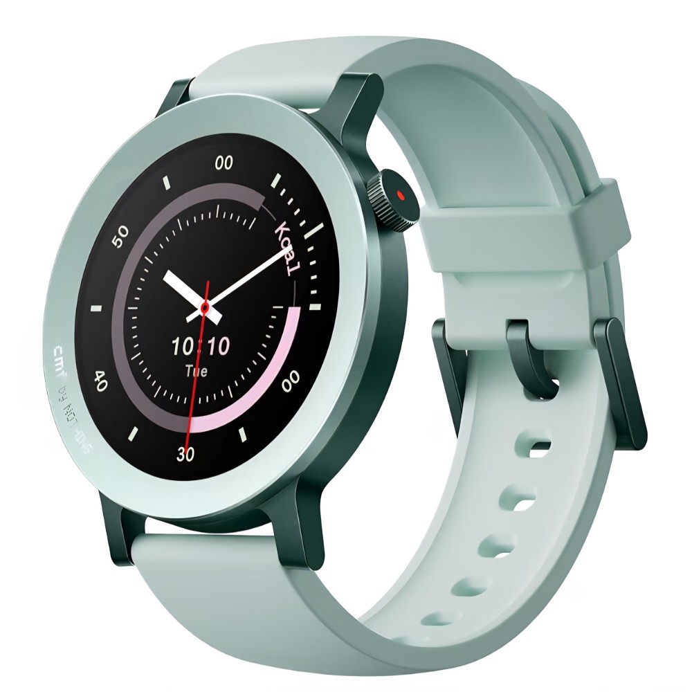 Okosóra, CMF Watch 3 Pro, 1,43"-os AMOLED kijelző, Bluetooth hívások mesterséges intelligenciával zajszűréssel, kettős GPS, pulzus- és alvásfigyelés, akár 13 napos akkumulátor-üzemidő, világoszöld