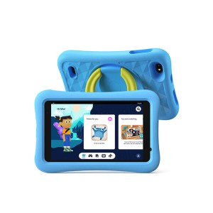 AOGO K8 gyermektáblagép, 8"-os LCD képernyő, 32 GB, 2 GB RAM, WiFi, Android 13, szülői felügyelet, játékok és oktatási tevékenységek, 5 MP kamera, kék