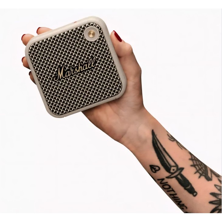Marshall Willen II hangszóró, Bluetooth, IP67, 17 órás üzemidő, krémszínű