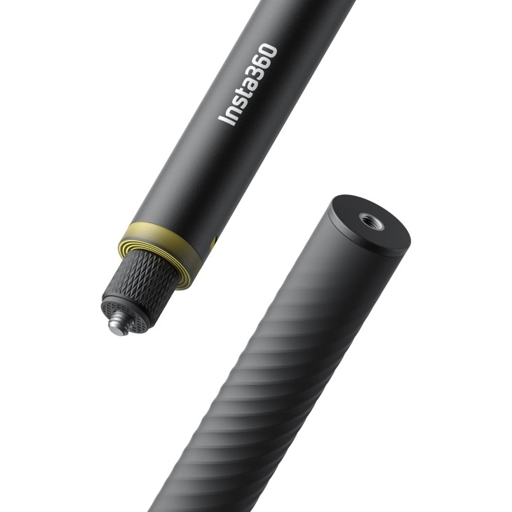 Insta360 láthatatlan szelfibot, 114 cm, 360 fokos kamerával kompatibilis, kihúzható, fekete, szállítás 7-8 nap