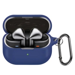 Vezeték nélküli fülhallgató védőtok, THD, Samsung Galaxy Buds3 FE kompatibilis, farmerkék