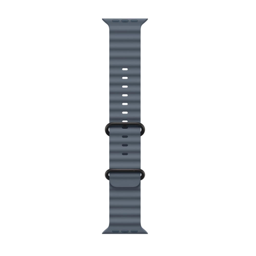 Okosóra szíj, THD, Oceanic Loop, kompatibilis az Apple Watch Ultra3 49 mm, Apple Watch 46 mm Series 11 és Apple Watch SE3 órákkal, univerzális méret, fekete csat, horgonykék