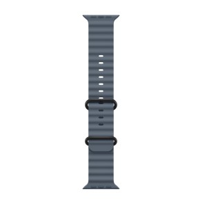 Okosóra szíj, THD, Oceanic Loop, kompatibilis az Apple Watch Ultra3 49 mm, Apple Watch 46 mm Series 11 és Apple Watch SE3 órákkal, univerzális méret, fekete csat, horgonykék