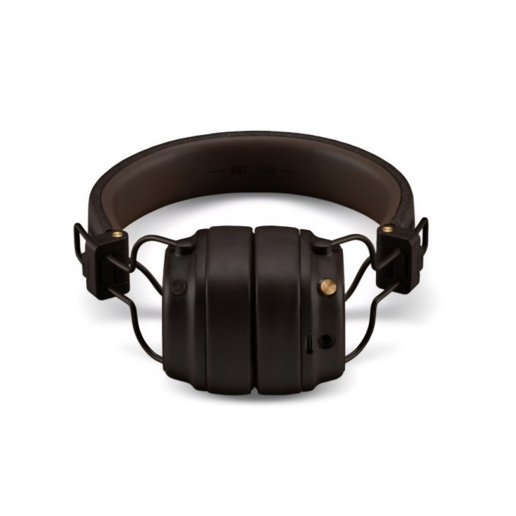Fülre helyezhető fejhallgató Marshall Major V, vezeték nélküli, Bluetooth, 100 órás üzemidő, barna
