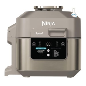 Ninja Speedi ON500EUSTGD multifunkciós főző, 12 program, 5,7L, légkeveréses fritőz, lassú főző, grill, sütés, gyors főzőrendszer, 1760W, kőarany, szállítási idő 7-8 nap