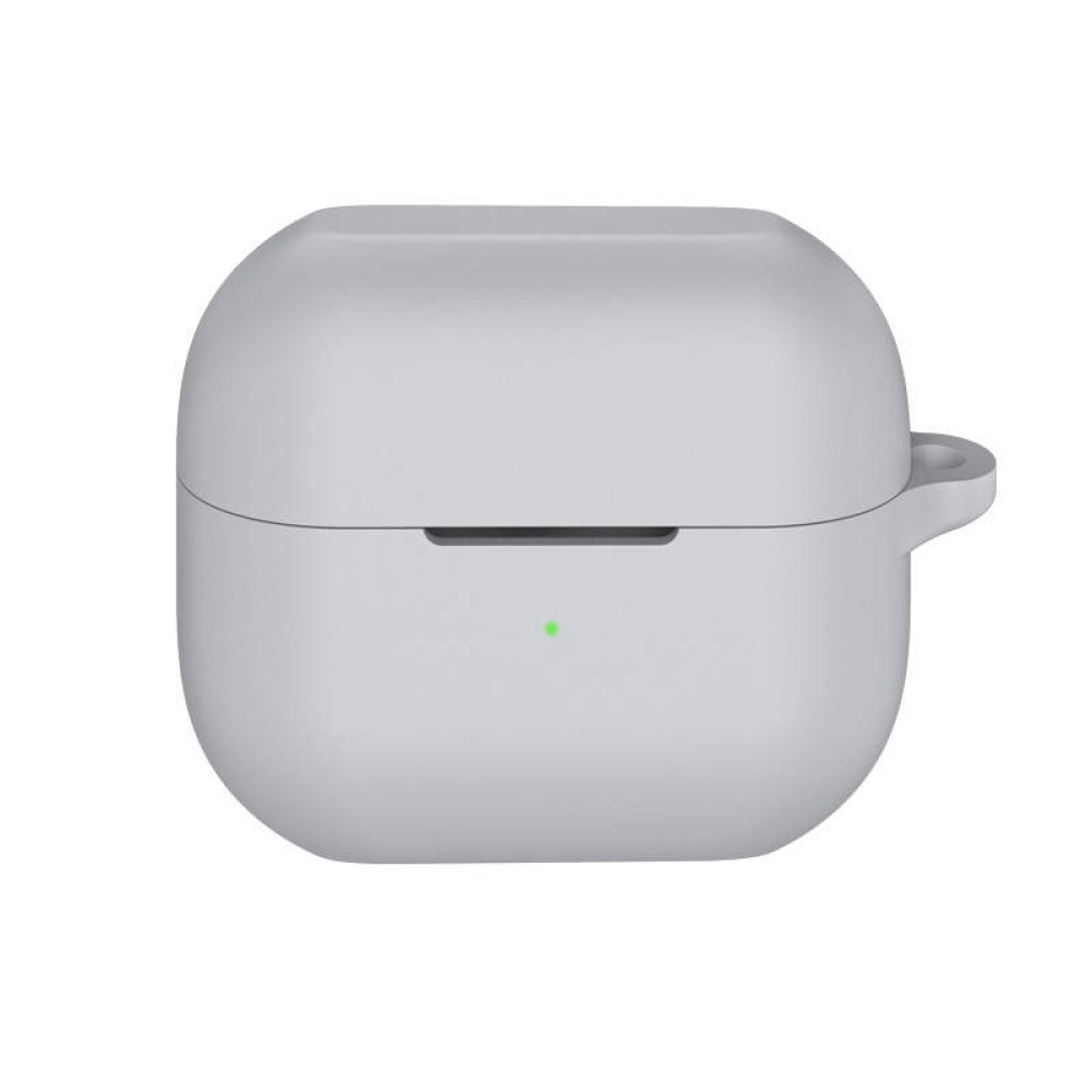 Védőtok vezeték nélküli fejhallgatóhoz, THD, kompatibilis Samsung Galaxy Buds3 Pro, Samsung Galaxy Buds3, szürke