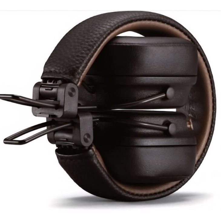 Fülre helyezhető Marshall Major IV audio fejhallgató, Bluetooth, barna