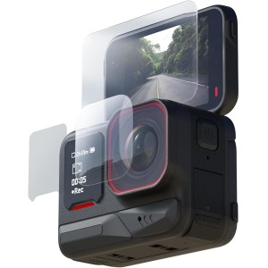 Kijelzővédő üveg és Telesin lencsekészlet, Insta360 Ace Pro 2 kamerához
