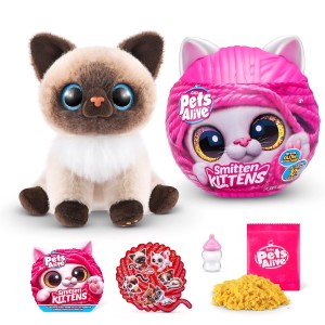 Interaktív Kitten Plus 10 hanggal, Élő háziállatok, megható kiscicák, Mooloo modell