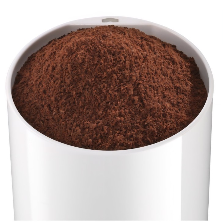 Bosch TSM6A011W kávédaráló, 180 W, 75 g, rozsdamentes acél penge, fehér