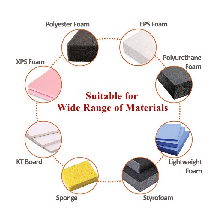 Elektromos hődrótos vágó polisztirol habvágóhoz, vágókészlet, gyors melegítés, habszivacs szobrászathoz és modellezéshez, barkácsoláshoz