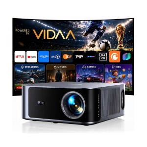 TOPTRO TP09 okos videoprojektor, 4K, Full HD 1080p, 2000 ANSI lumen, VIDAA operációs rendszer, Netflix, Dolby Audio, HDR10, autofókusz, automatikus trapézkorrekció, hangvezérlés, szállítás 7-9 nap