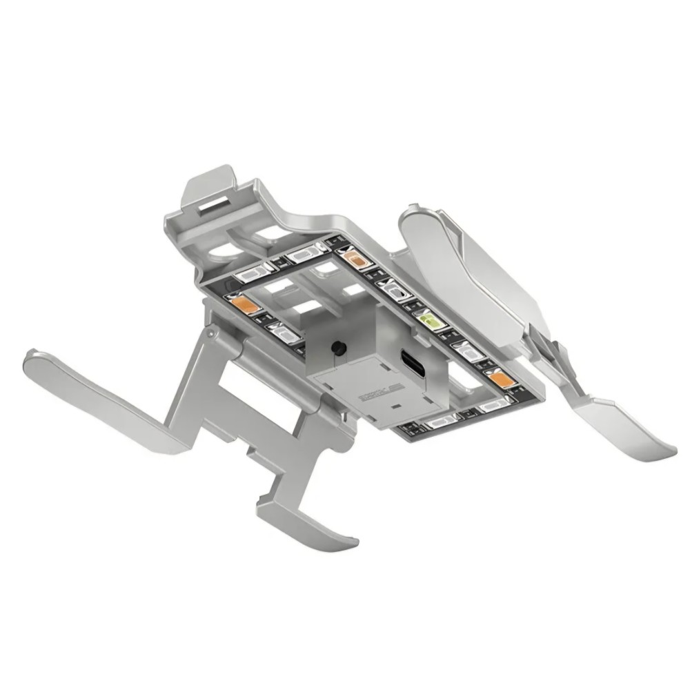 STARTRC márkájú futómű, LED lámpával 4 színben, kompatibilis a DJI Mini 3 drónnal, összecsukható