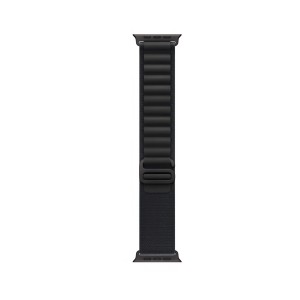 Okosóra szíj, THD, Alpine Loop, kompatibilis az Apple Watch Ultra3 49 mm, Apple Watch 46 mm Series 11 és Apple Watch SE3 órákkal, fekete csattal, sötétfekete