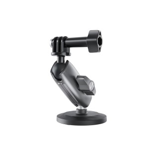 Mágneses tapadókorong, Telesin CMM-001, állítható kar, kompatibilis GoPro Hero 12,11,10,9,8,7,6, DJI Osmo Action 3/2, Insta 360 X3, Insta 360 X4