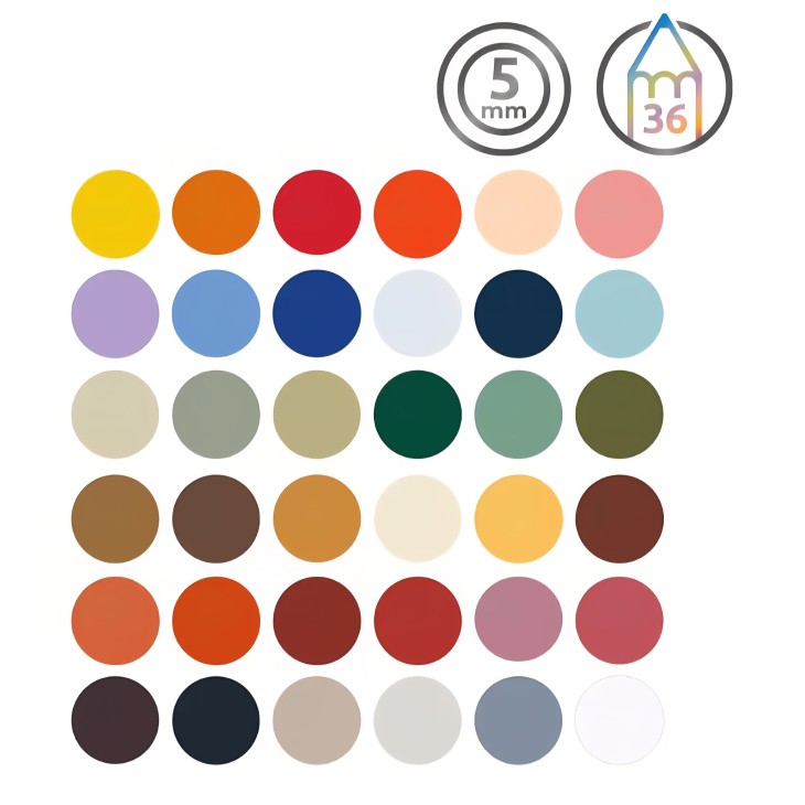 36 darabos Derwent Drawing professzionális színes ceruza készlet 2306557, fém dobozban, 5 mm-es grafittal, krémes textúrával, intenzív színekkel, művészi rajzoláshoz