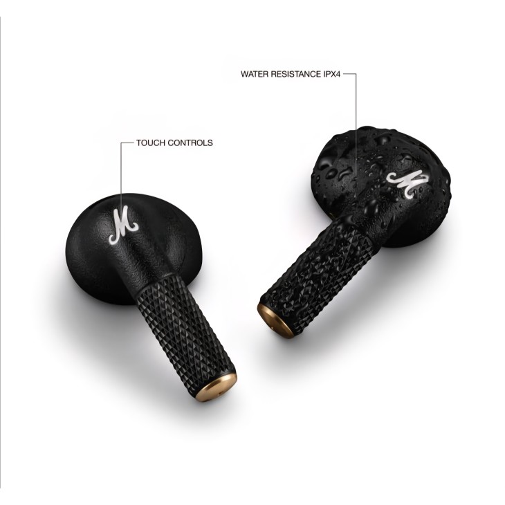 Marshall Minor IV fülhallgató, vezeték nélküli, Bluetooth, 30 órás üzemidő, fekete