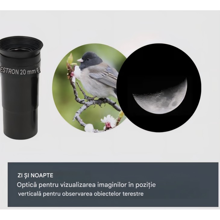 Celestron PowerSeeker 127EQ csillagászati távcső, 127 mm-es Newton-reflektor, German EQ ekvatoriális állvány, alumínium állvány, 3 db Barlow-lencse, tartozékokkal, fekete
