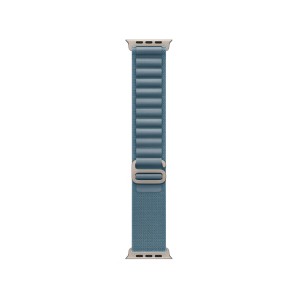 Okosóra szíj, THD, Alpine Loop, kompatibilis az Apple Watch Ultra3 49 mm, Apple Watch 46 mm Series 11, Apple Watch SE3 órákkal, szürke csattal, világoskék
