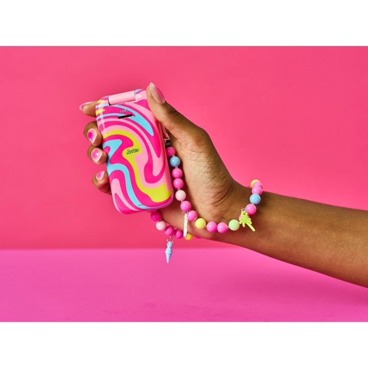 HMD Barbie telefon, 128 MB, 64 MB RAM, 4G, dupla SIM, rózsaszín