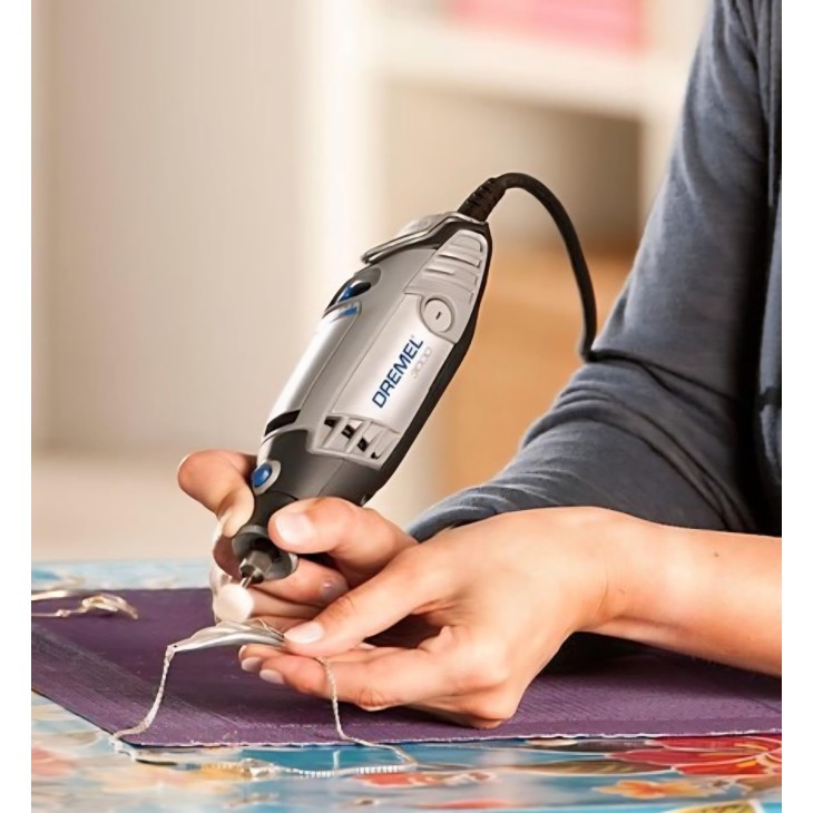 Multifunkciós körkéses szerszám, Dremel 3000, 130 W teljesítmény, 1 tartozék tartozékkal, Vágás, Csiszolás, Gravírozás és Polírozás