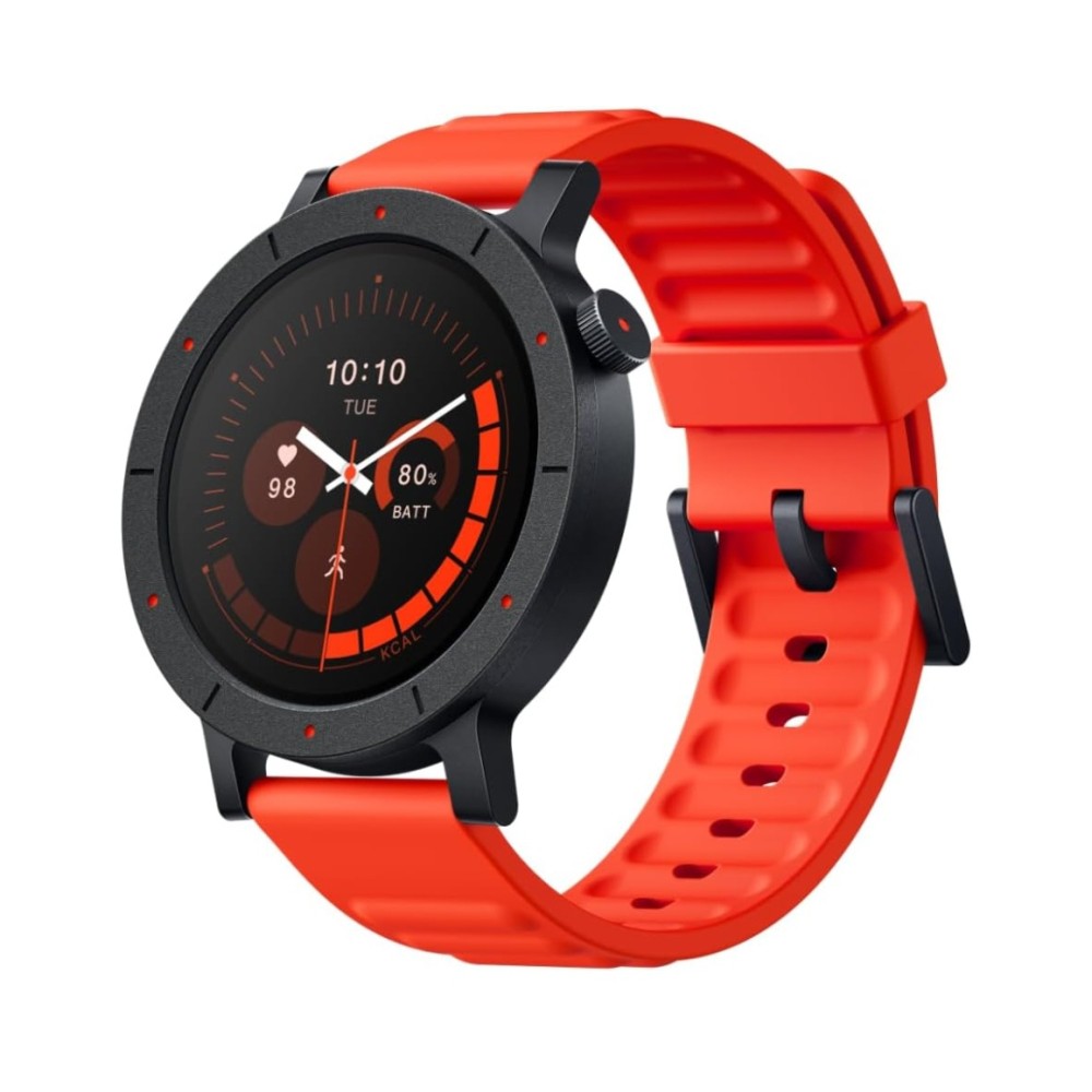 Okosóra, CMF Watch 3 Pro, 1,43"-os AMOLED kijelző, Bluetooth hívások mesterséges intelligenciával zajszűréssel, kettős GPS, pulzus- és alvásfigyelés, akár 13 napos akkumulátor-üzemidő, piros