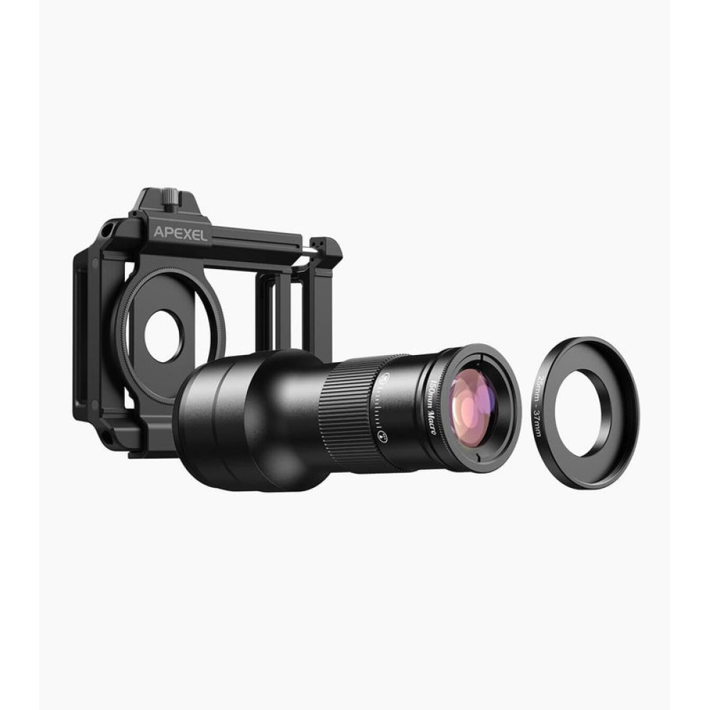 Apexel APL-TM6 teleobjektív, kompatibilis: iPhone 15 14, 13, 12, Samsung Galaxy S24, S23, Huawei, Honor
