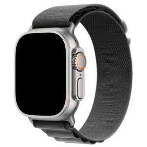 Okosóra szíj, THD, Alpine Loop, Apple Watch Ultra2 49 mm, Apple Watch 46 mm sorozat 10, univerzális méret, szürke csat, Cement szürke