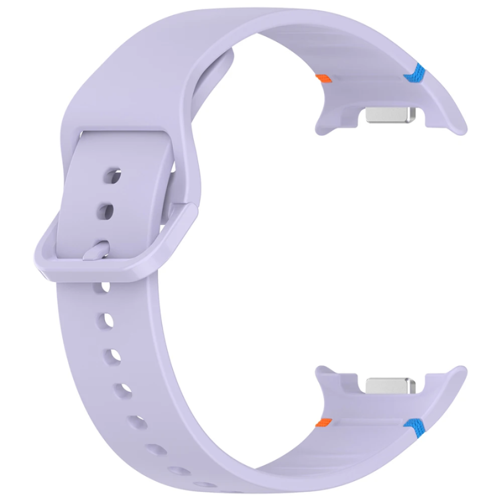 20 mm-es szilikonszíj, THD, Samsung Galaxy Watch 8 és Samsung Galaxy Watch 8 classic okosórákkal kompatibilis, S/M méret, lila