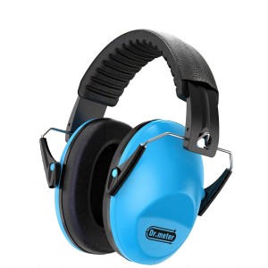 Dr.meter gyermek füldugók, passzív hallásvédelem SNR 27dB, ergonomikus kialakítás, iskolába, alváshoz, tanuláshoz, autizmushoz, hangszerekhez, kék, szállítási idő 7-8 nap