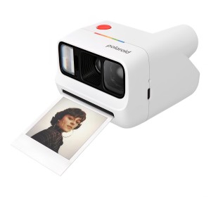 Instant fényképezőgép, Polaroid Go Gen 3, kompakt formátum, színes filmmel 16 fényképhez, fehér