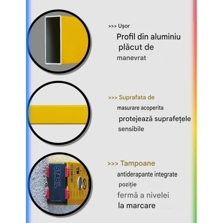 STABILA Electric Set villanyszerelő készlet, 43 cm-es vízmérték + 7 cm-es mini vízmérték + 2 m-es összecsukható mérőszalag + ceruza, komplett profi készlet